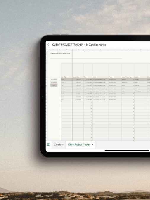 Client Project Tracker