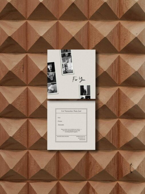The Haven Gift Certificate Template